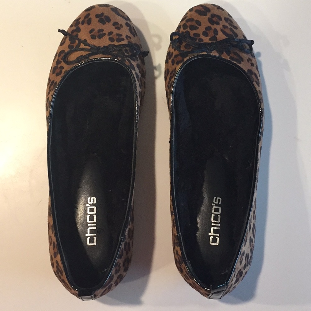 Chico’s Leopard Flats